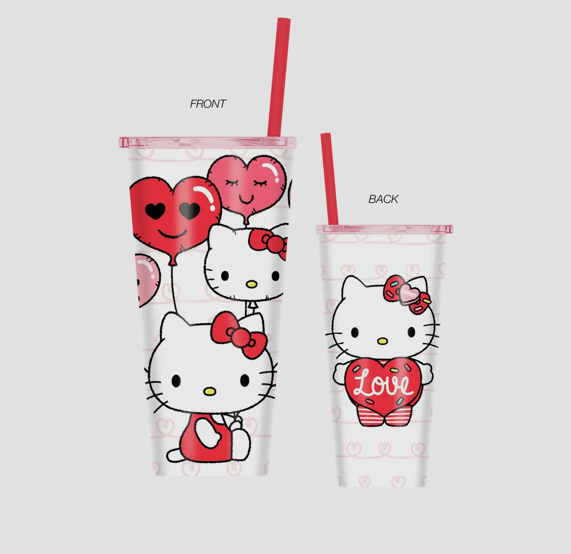 Hello Kitty Hearts Tumbler 20oz