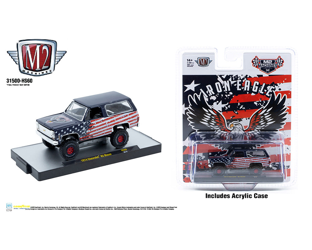 M2 Machines 1:64 1974 Chevrolet K5 Blazer “Iron Eagle” – Hobby Exclusive