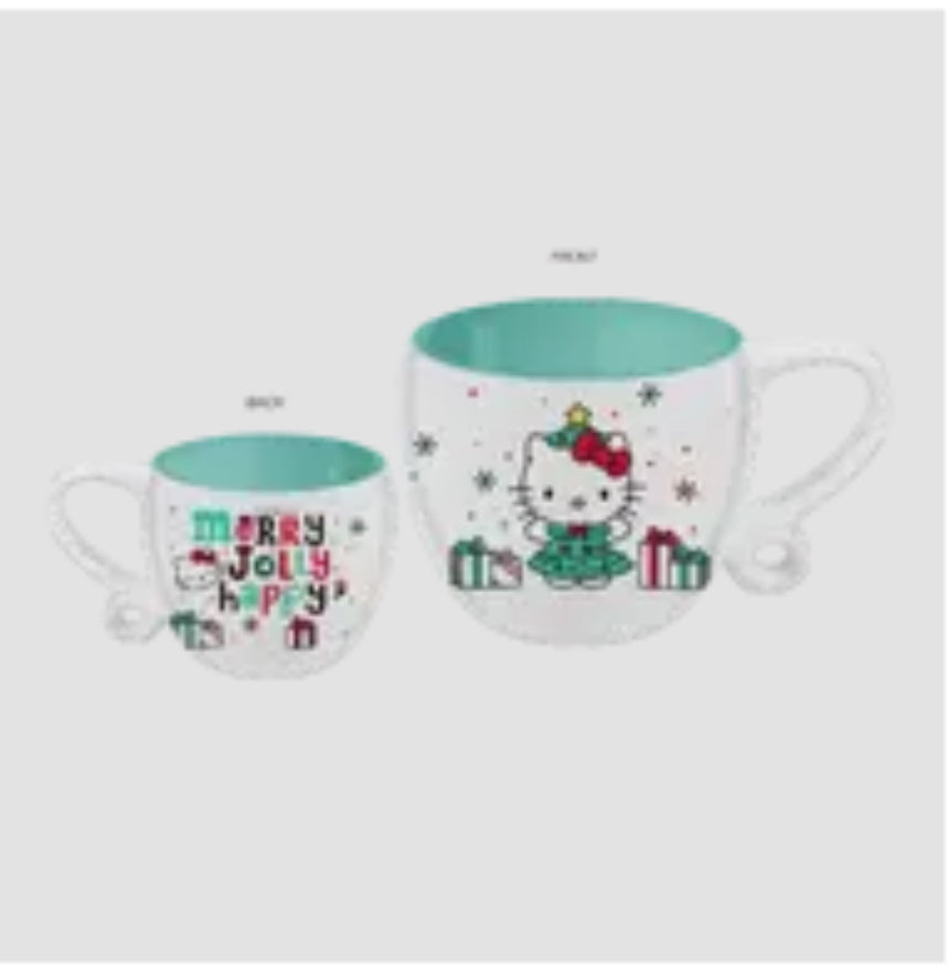 Hello Kitty Tree 15.90z Round Body Loop Handle Ceramic Mug