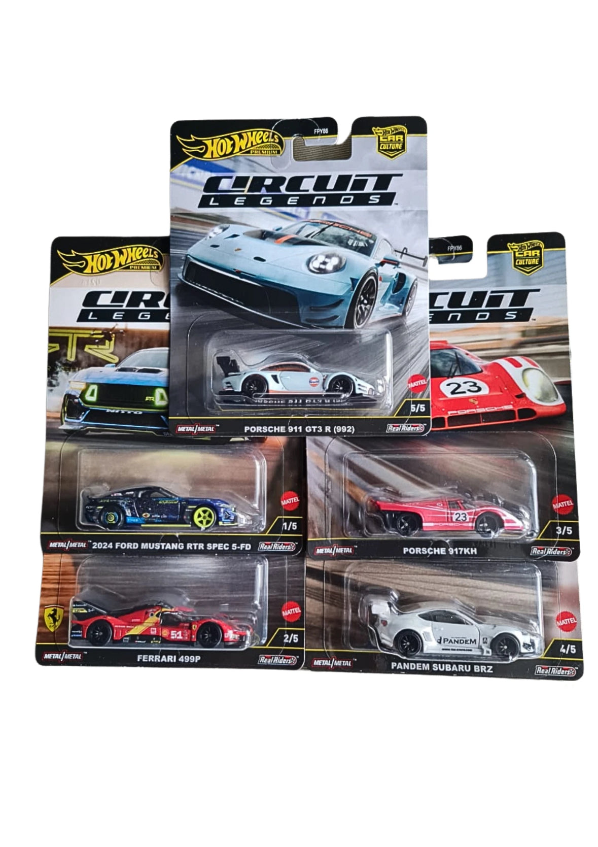 Hot Wheels 1:64 Car Culture 2025 K Case – HW Circuit Legends
