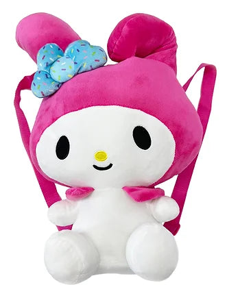 Hello Kitty And Friends Melody 17" Plush Backpack- Hot Pink