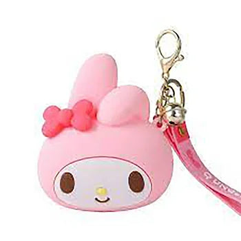 My Melody Silicone Coin Purse With Keychain Pendant