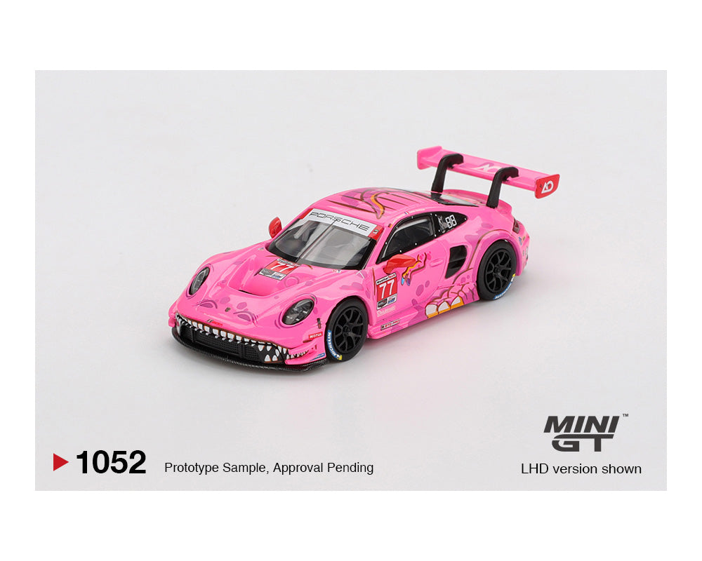 Mini GT 1:64 Porsche 911 GT3 R #77 AO Racing 2025 IMSA Petit Le