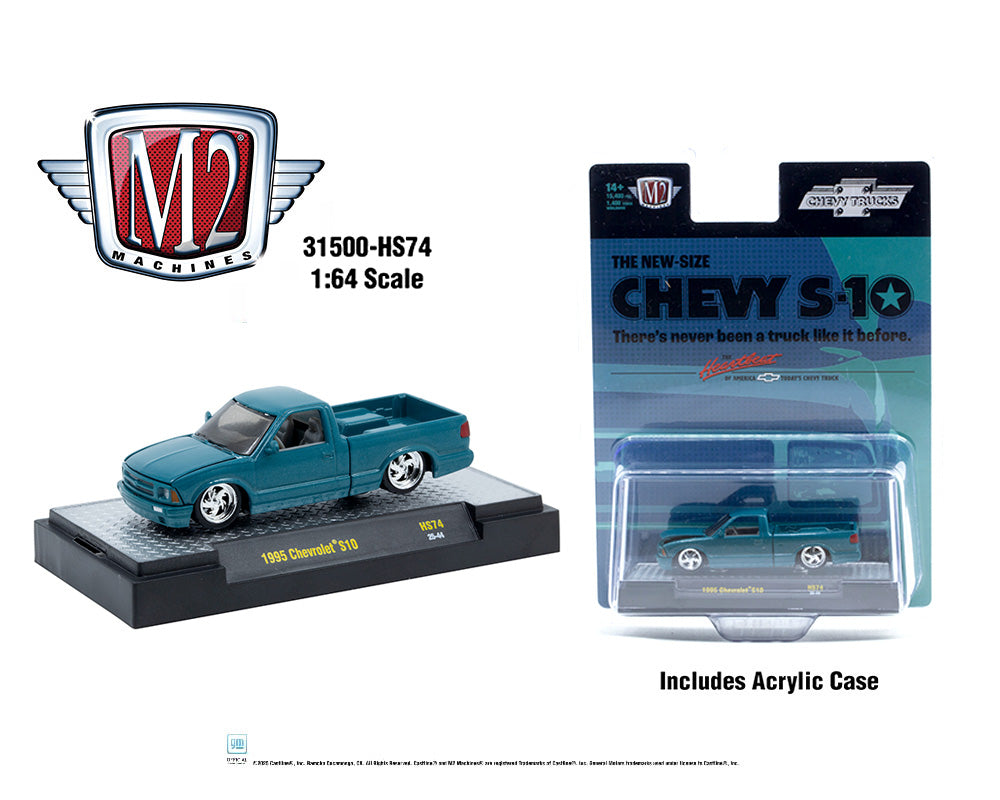 M2 Machines 1:64 1995 Chevrolet S10 Custom – Hobby Exclusive