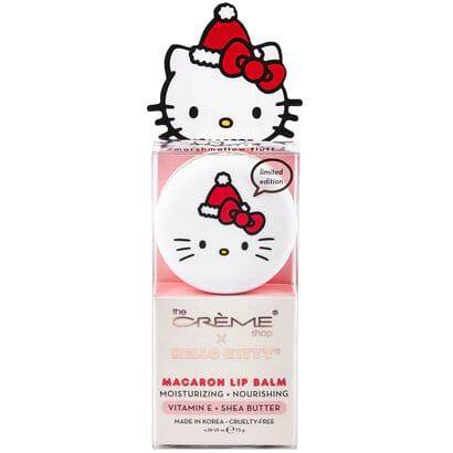 The Crème Shop X Sanrio Macaron Lip Balm - Hello Kitty Limited Edition and Holiday