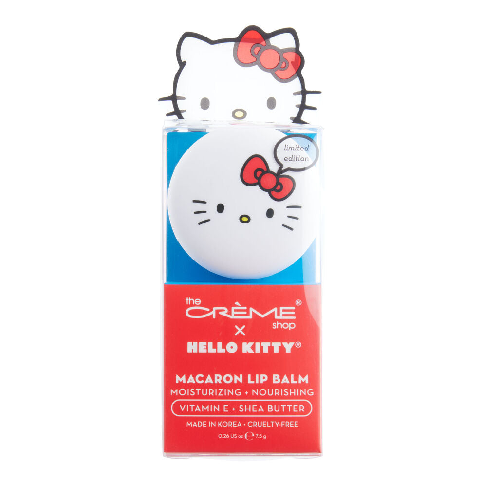 The Crème Shop X Sanrio Macaron Lip Balm - Hello Kitty Limited Edition and Holiday