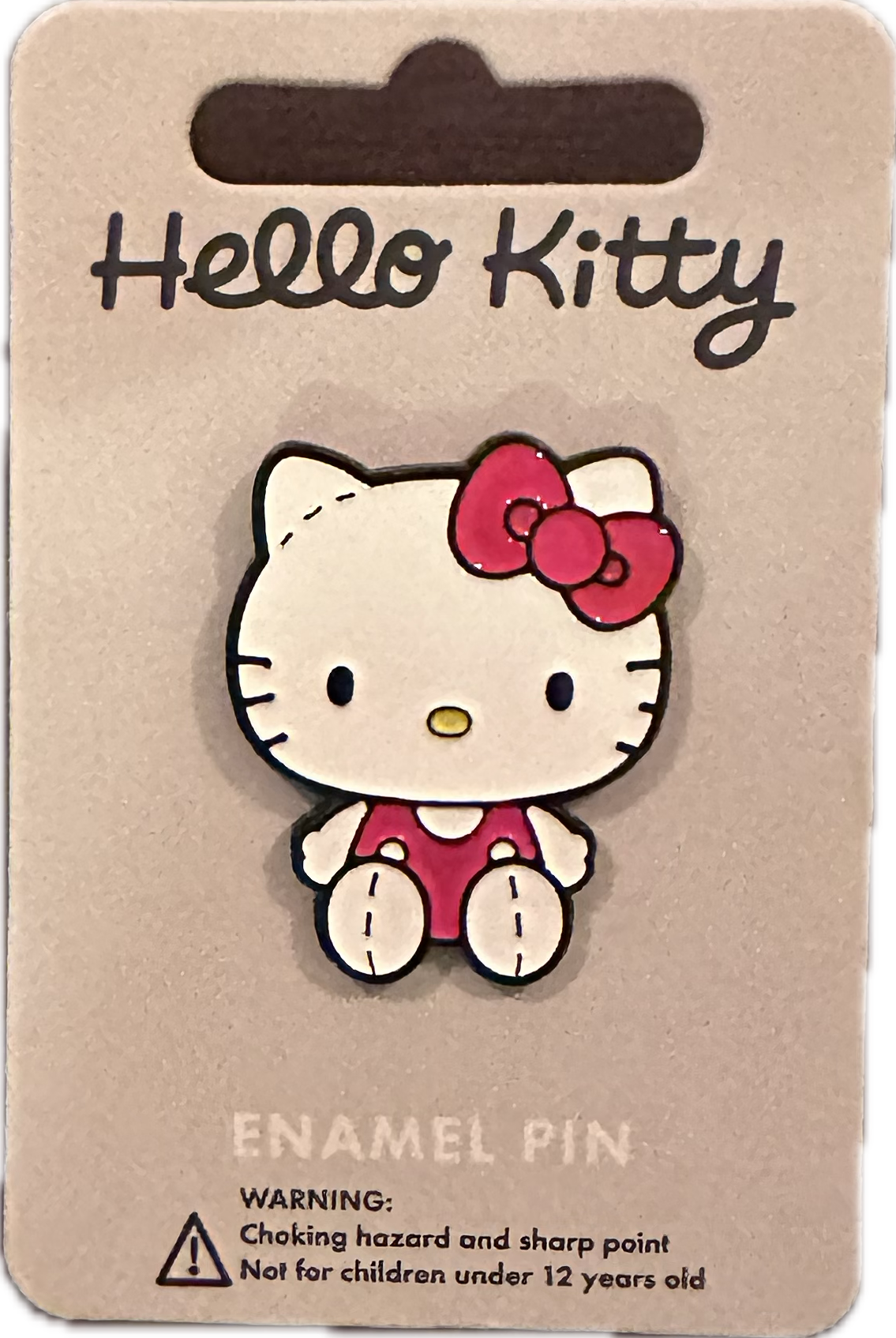 Hello Kitty Stitches Enamel Pin