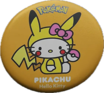 Hello Kitty and Pokemon Button Pins