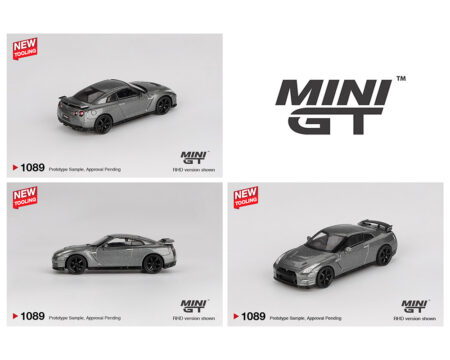 Mini GT 1:64 2013 Nissan GT-R NISMO R35 CRS Version – Dark Metal Gray