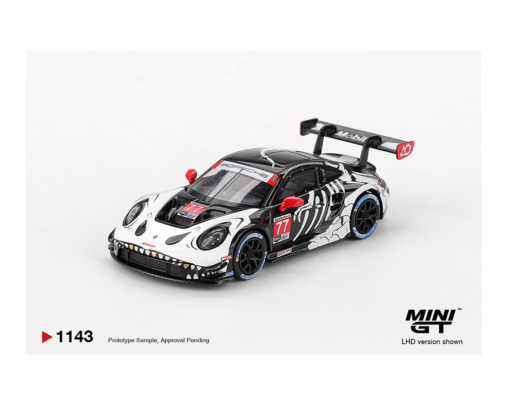 Mini GT 1:64 Porsche 911 GT3 R #77 AO Racing 2025 IMSA Petit Le