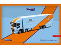 Tarmac Works 1:64 Mitsubishi Fuso Super Great GULF Racing Transporter